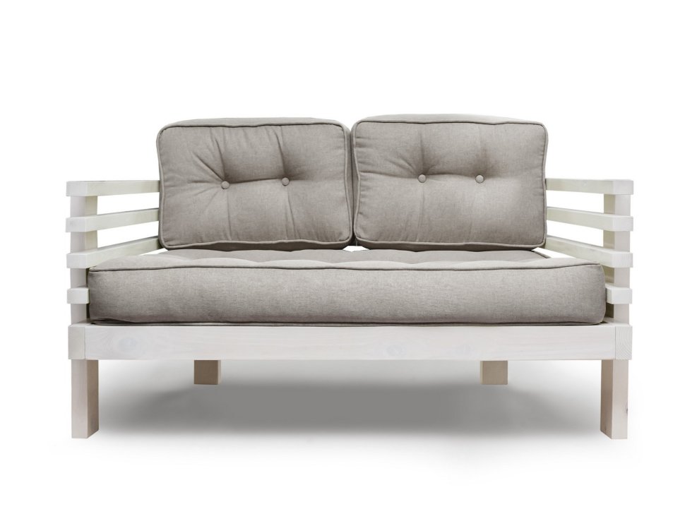 Прямой диван Диван Стоун Мини каркас сосна Беленый дуб