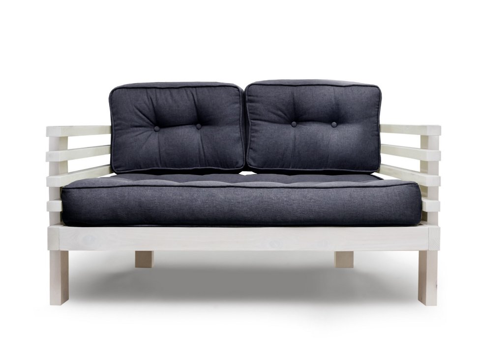 Прямой диван Диван Стоун Мини каркас сосна Беленый дуб