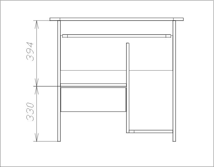 Компьютерный стол КСТ
