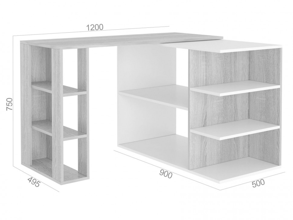 Поворотный компьютерный стол КС 3