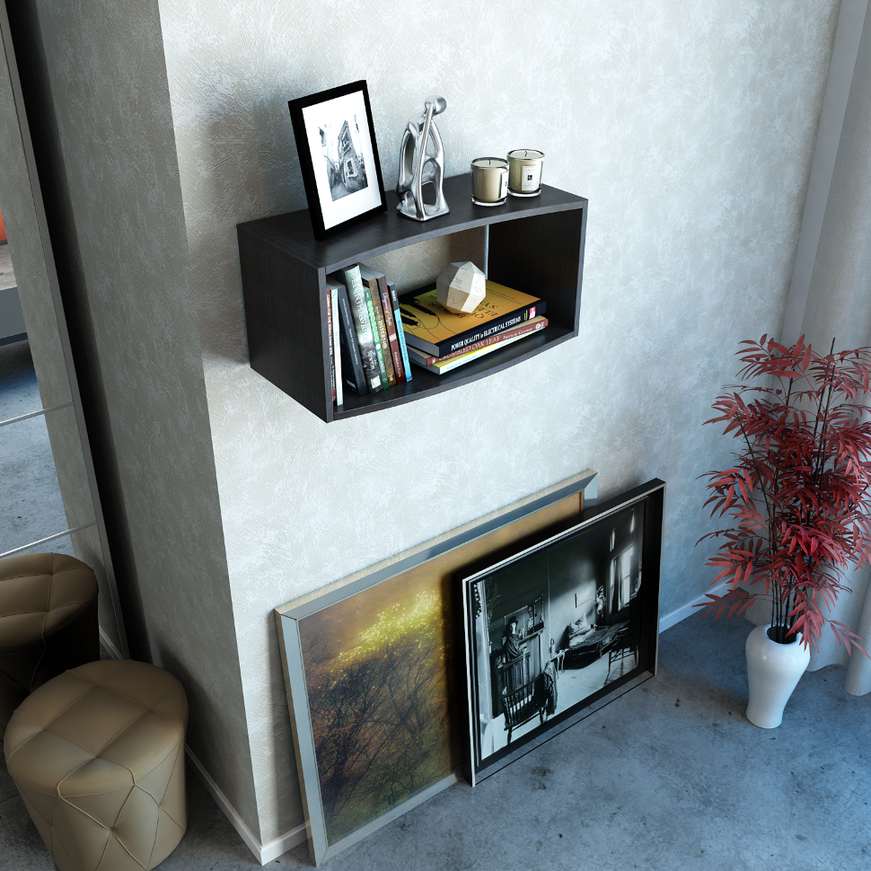 Настенная полка Настенная полка Вейв-7 МСТ-ПВВ-07