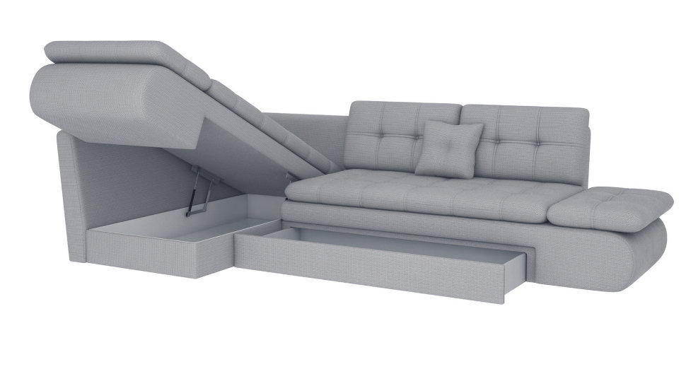 Угловой диван Степ Тайм с трещотками