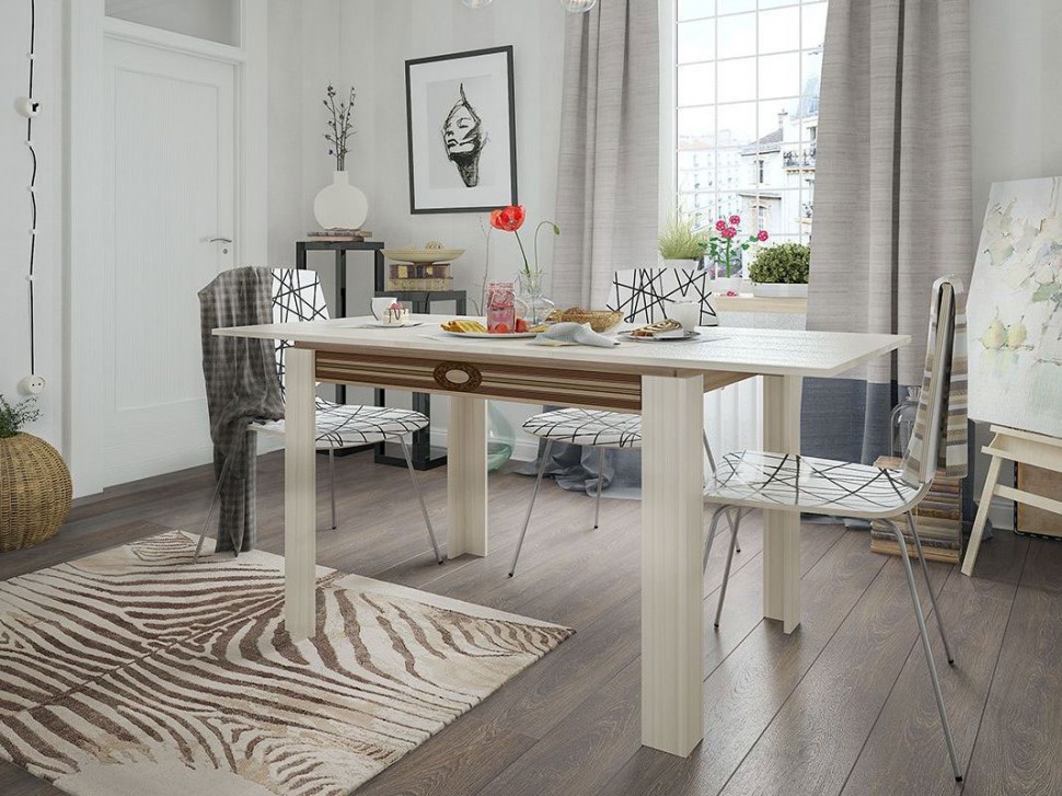 Кухонный стол Стол обеденный Гермес 1 КМ-0208