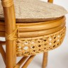 Комплект плетеной мебели Террасный комплект "PELANGI" (стол со стеклом + 2 кресла) /без подушек/