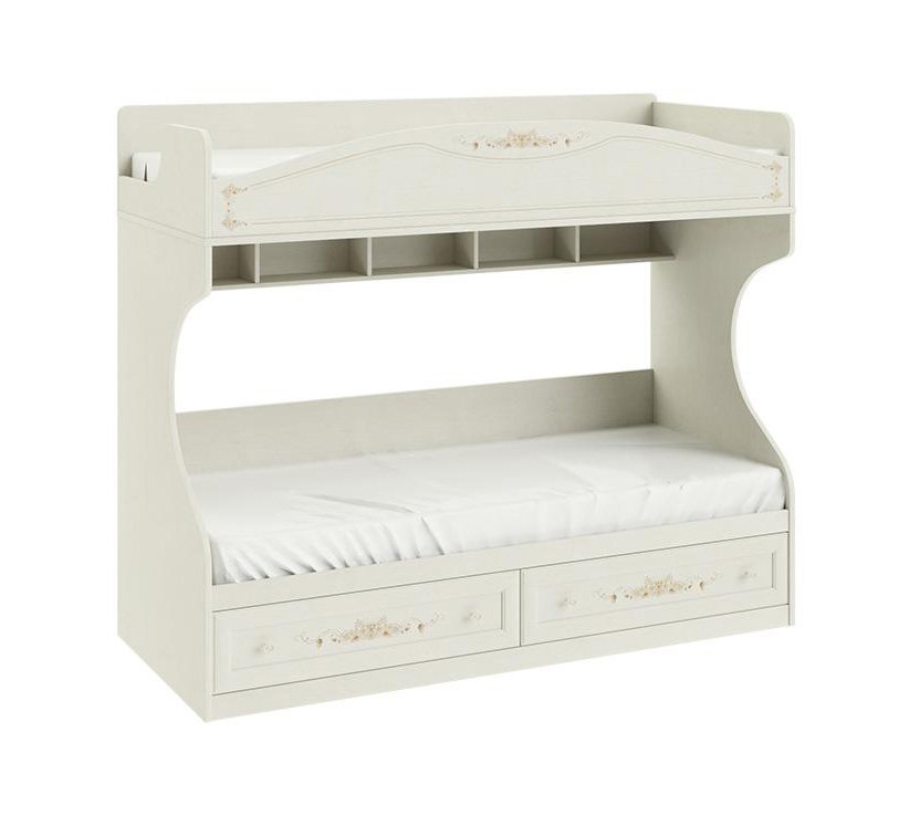 Двухъярусная кровать Лючия ТД-235.11.01 Кровать 2х ярусная с лестницей