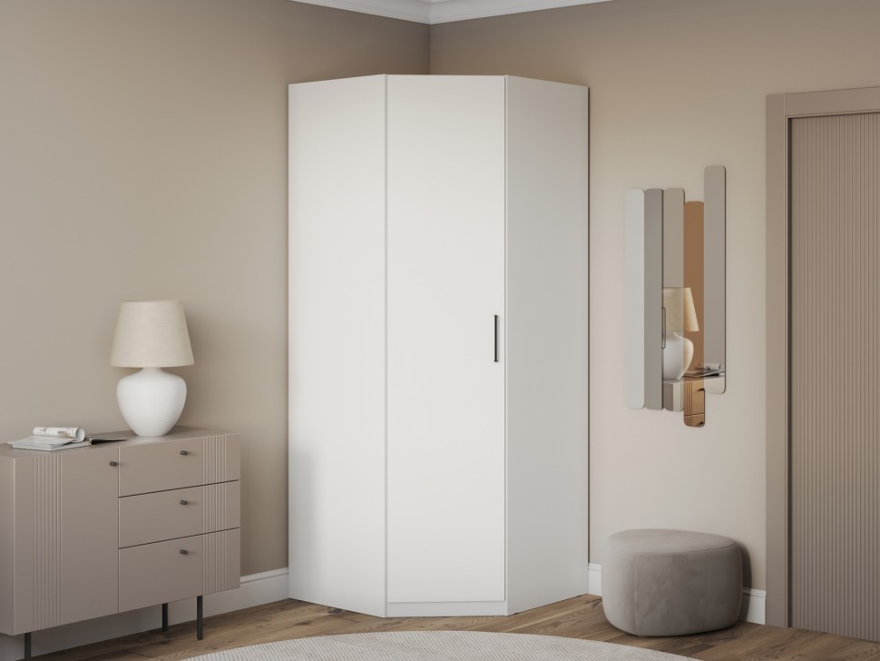 Угловой шкаф Сиена с полками