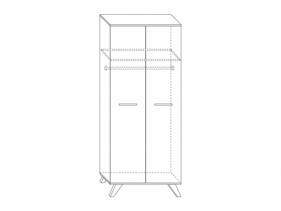 Распашной шкаф Вега Скандинавия