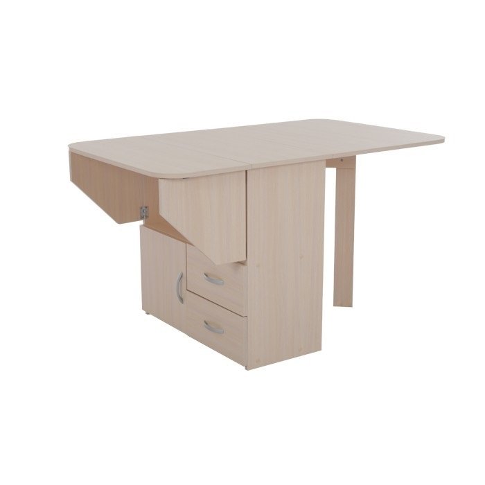 Компактный стол-книжка тумба с ящиками Тумбо