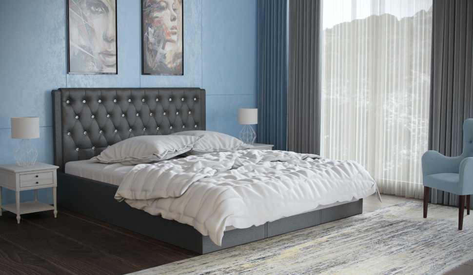 Кровать с подъемным механизмом Женева