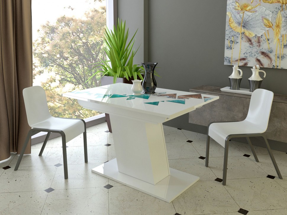 Кухонный стол Стол обеденный Бергамо 8 прямоугольный