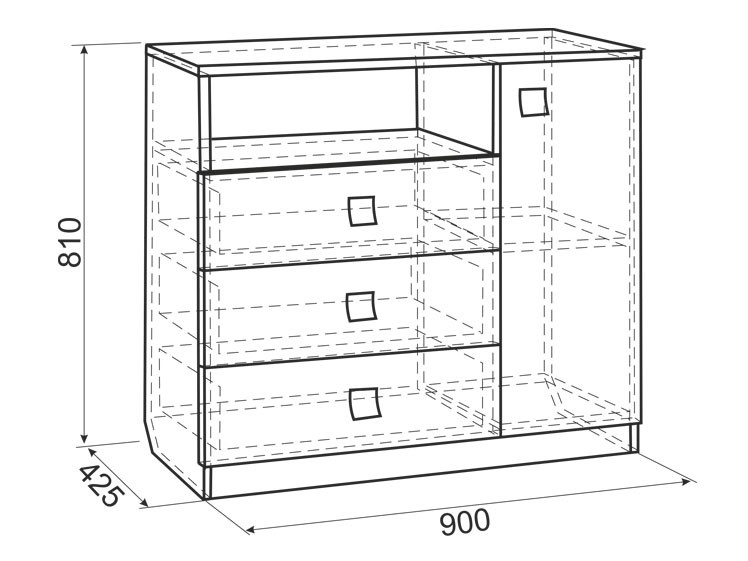 Детский комод Энерджи