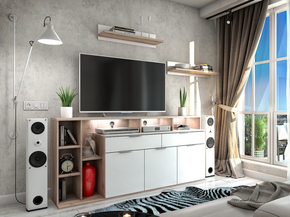 Гостиная Комплект мебели для гостиной Компакт К1