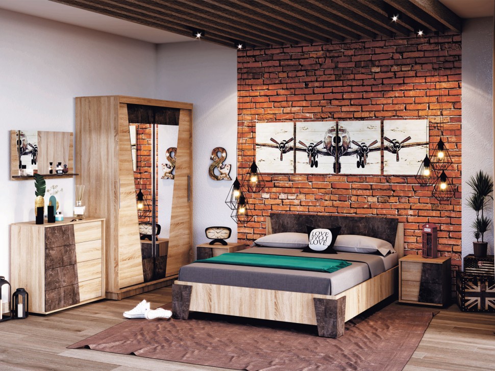 Настенное зеркало Санремо