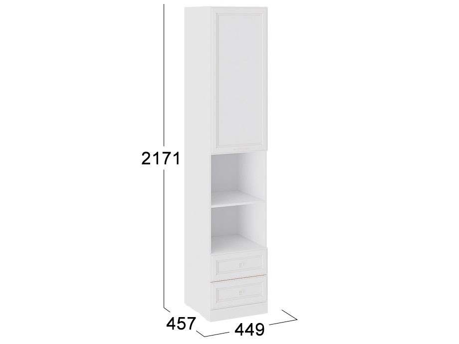 Детский шкаф Франческа ТД 312.07.20 Шкаф комбинированный