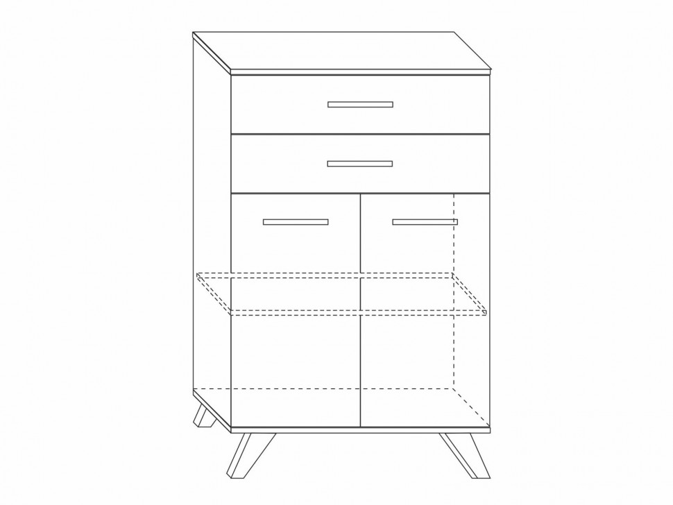 Комод Вега Скандинавия