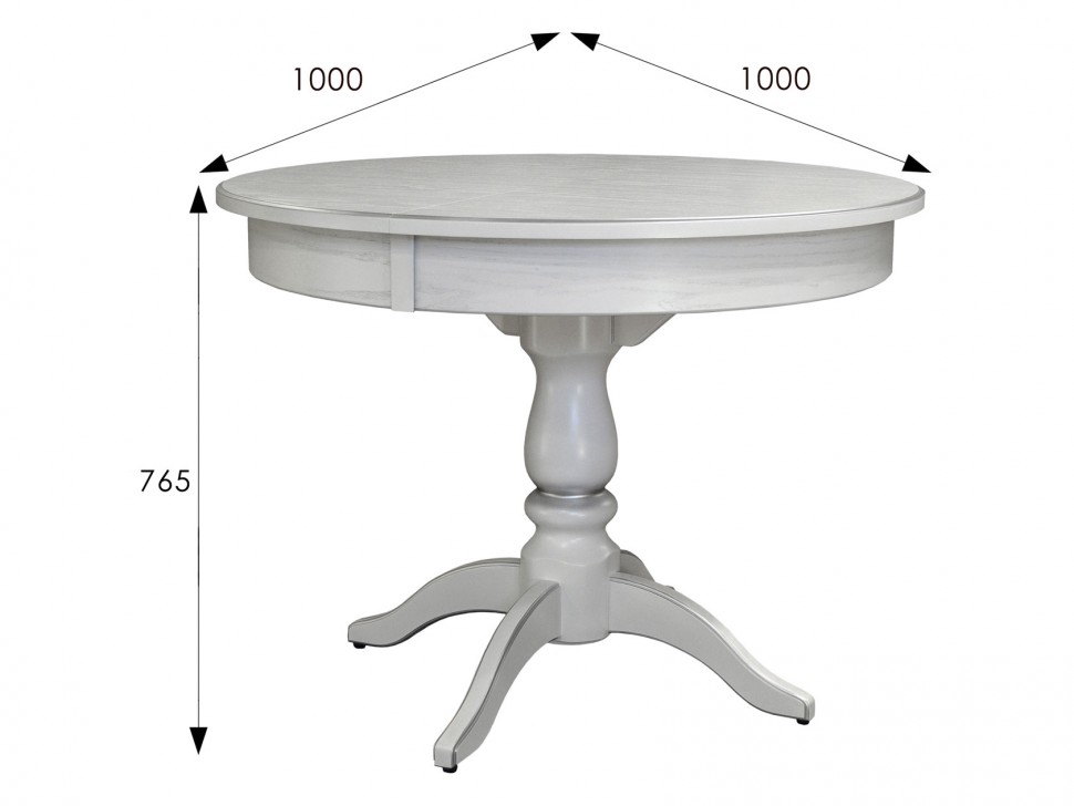 Кухонный стол Моро 04 раздвижной 100/140*100