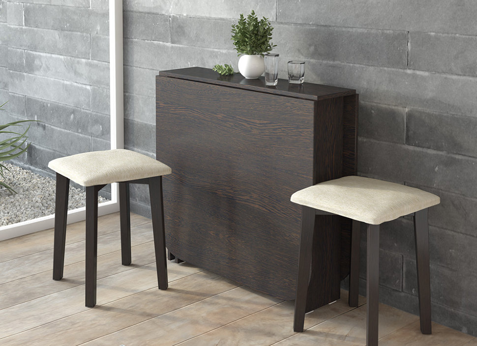 Узкий стол-книжка раскладной Т1