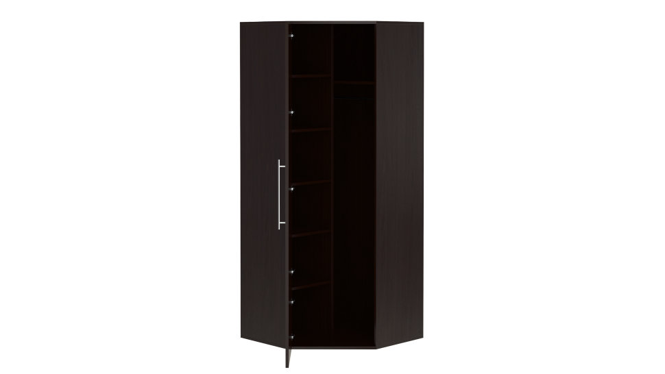 Угловой распашной шкаф Парма