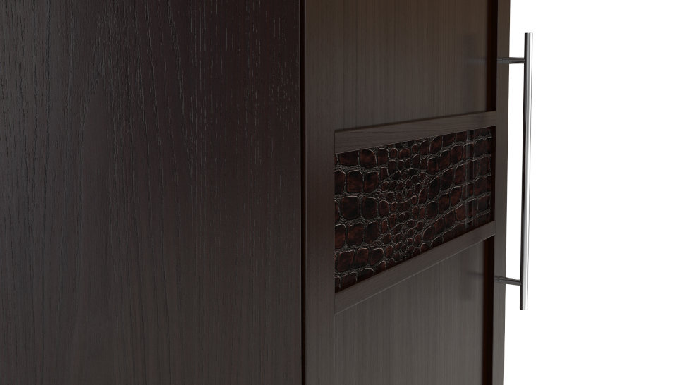 Угловой распашной шкаф Парма