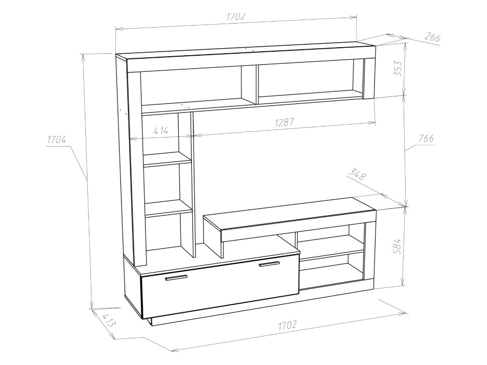 Гостиная Монтана Мини