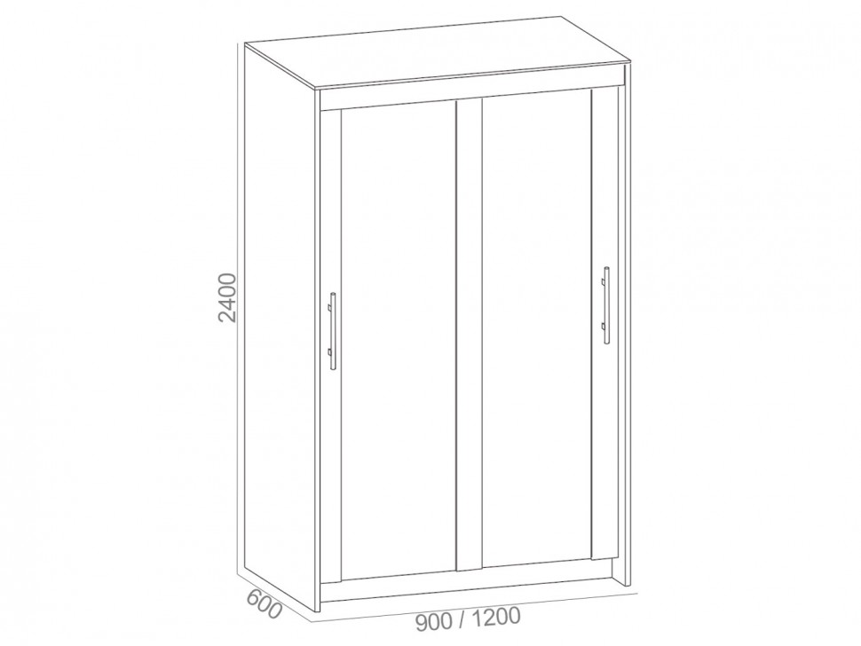 Шкаф-купе Контур ШР-2