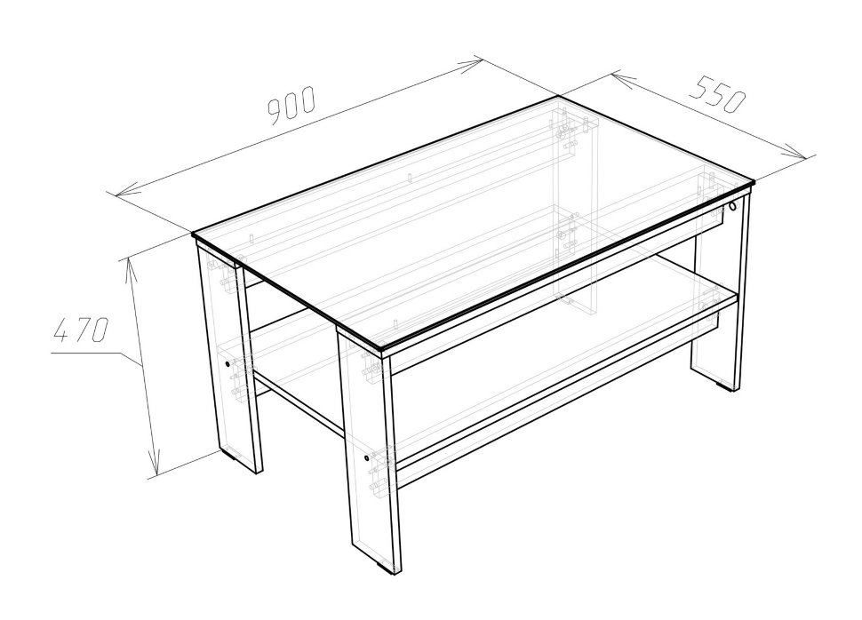 Журнальный столик Мунго