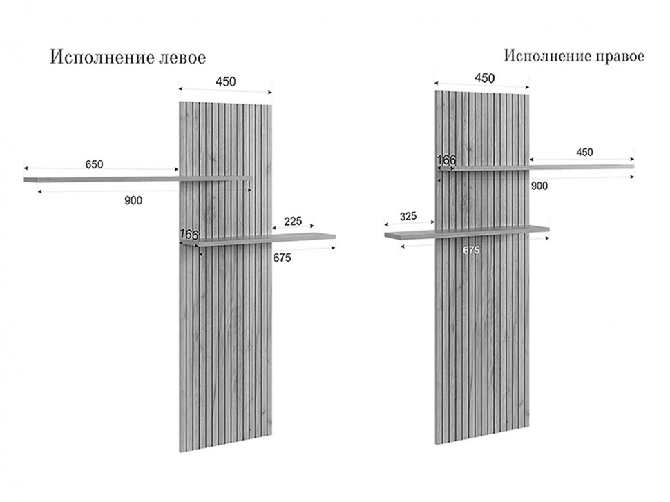 Настенная полка Моди