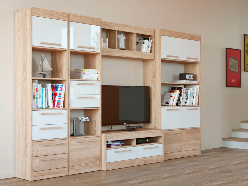 Настенная полка Оксфорд Лайт