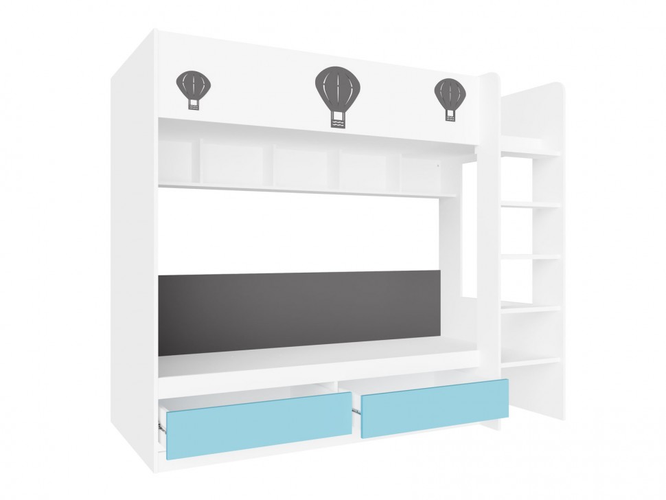 Двухъярусная кровать ПМ-332.16.01 + Сити ПМ-332.16.12