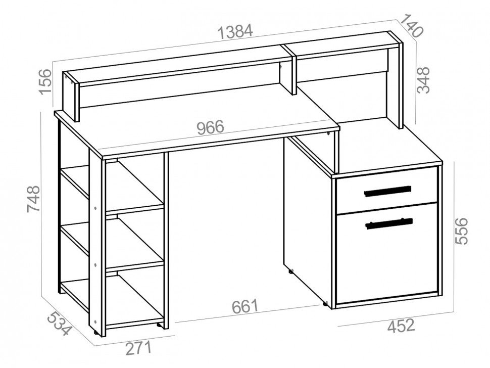 Компьютерный стол Лайф
