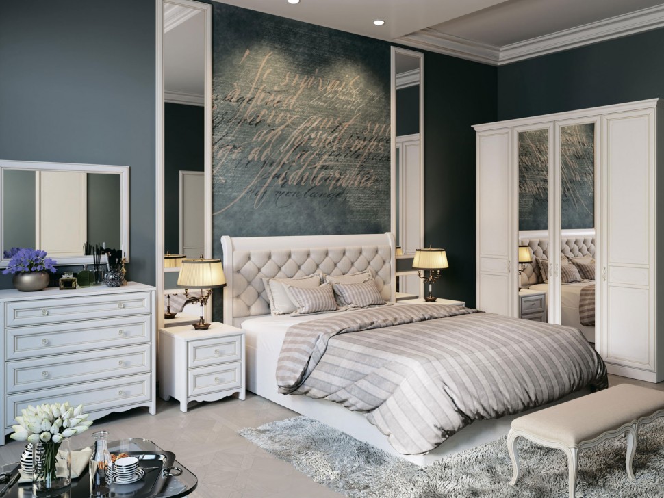 Двуспальная кровать Франческа СМ-312.01.001 / СМ-312.01.002