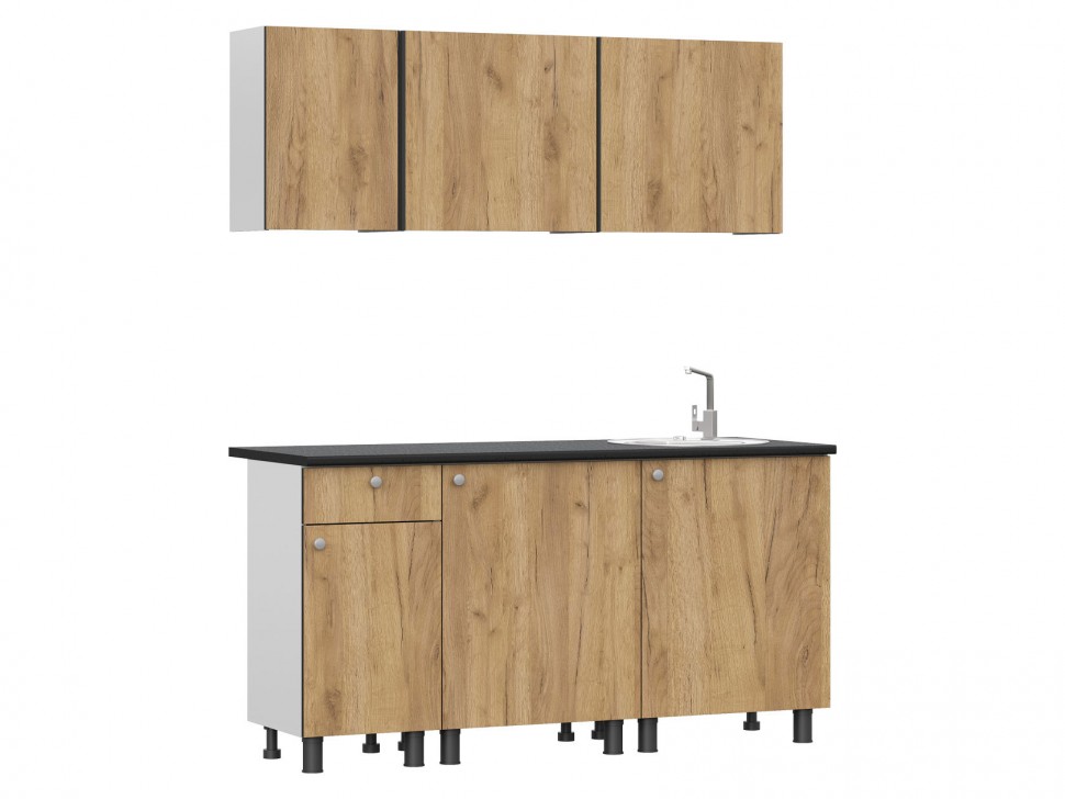 Кухонный гарнитур Кайган 160 см