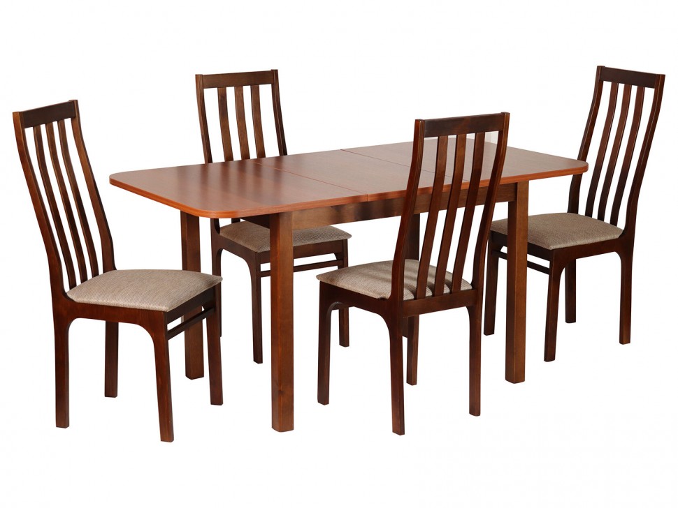 Обеденная группа для столовой и гостиной Франц 3 + 4 стула