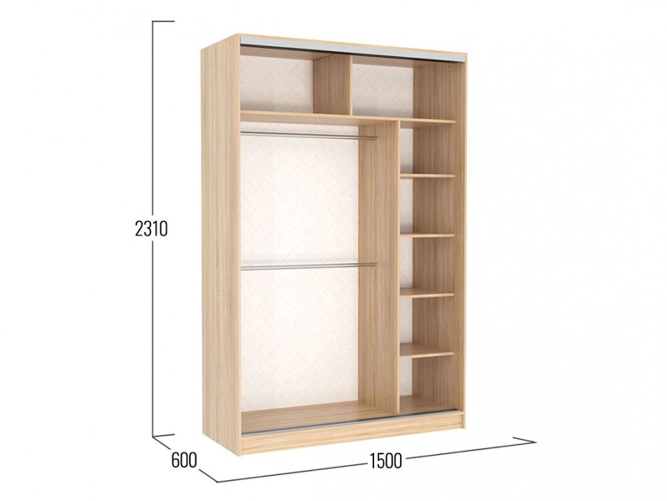 Шкаф-купе Колорадо 4 Бабочки