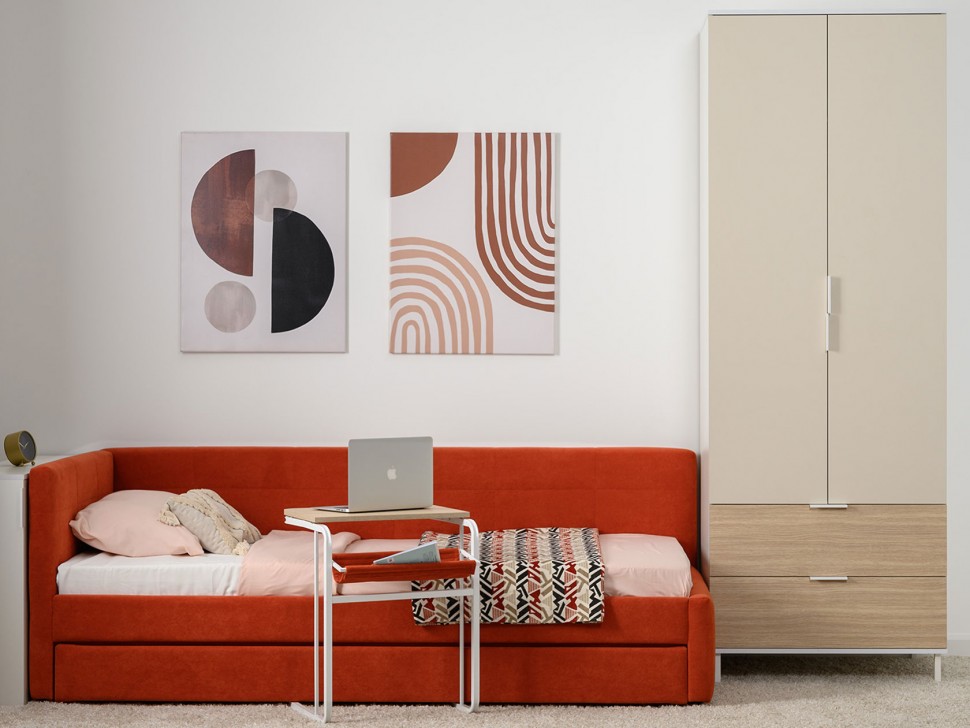 Детский шкаф Марвэл 2 двери 2 ящика