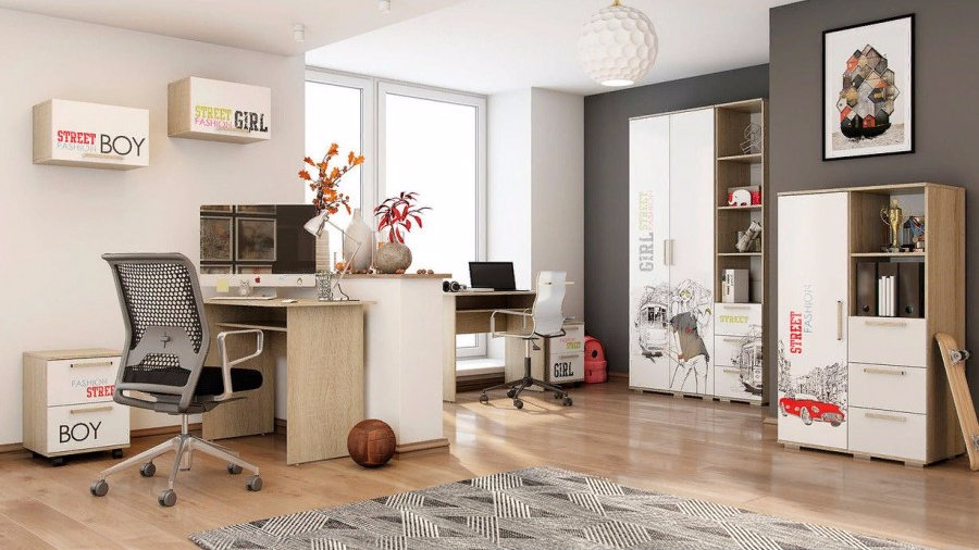 Детский шкаф Сенди