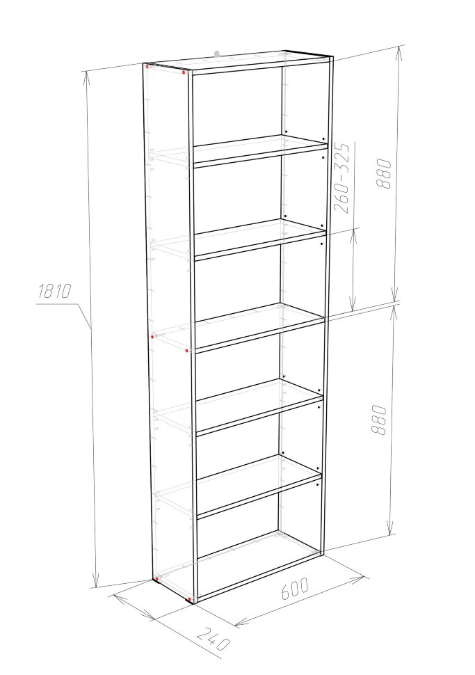 Стеллаж Гроган