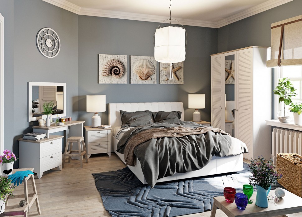 Распашной шкаф Шкаф 1 дв Ривьера