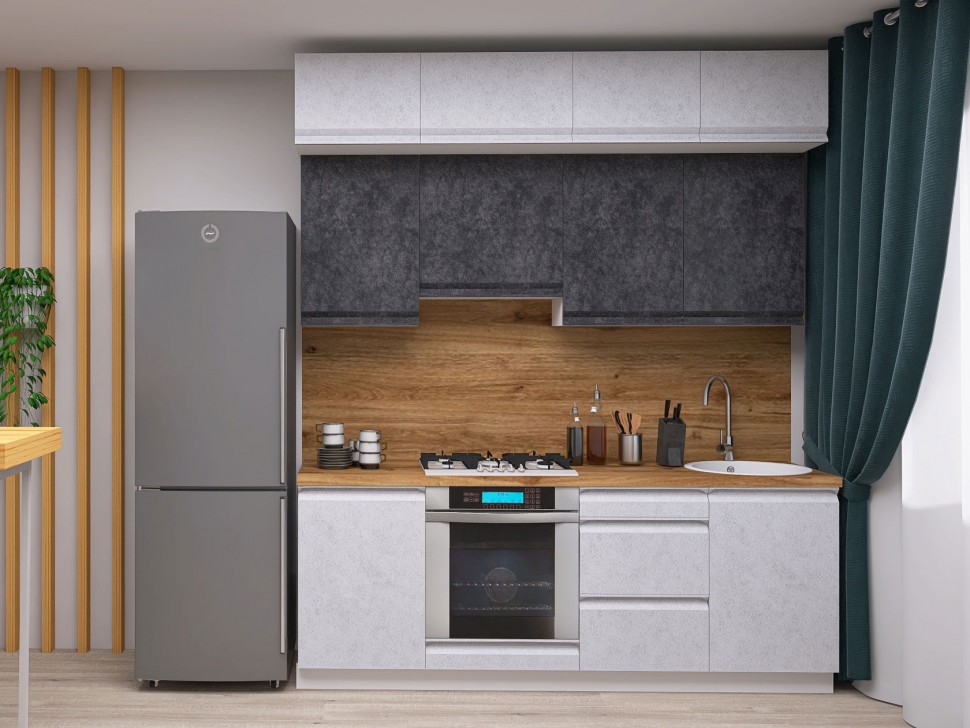 Кухонный гарнитур Вельвет 210 см