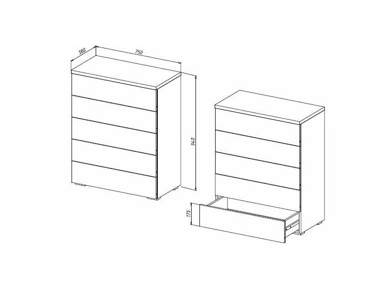 Комод Римини