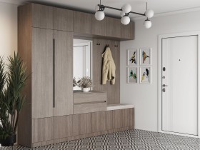 Прихожая Кантри со шкафом