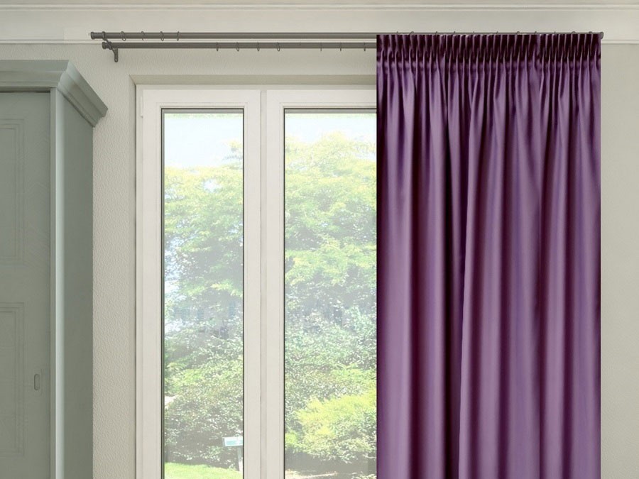 Штора Блэкаут фиолетовый