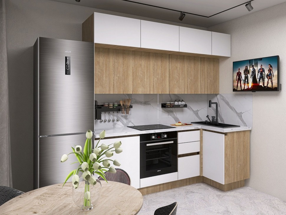 Кухонный гарнитур Женева 220х100 см