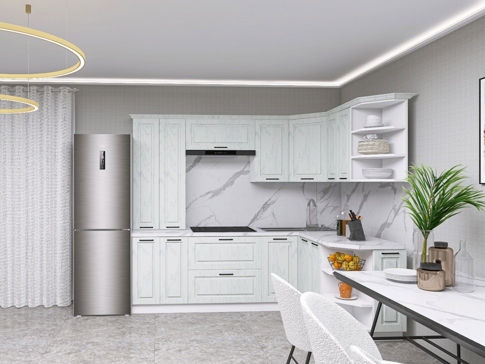 Кухонный гарнитур Грейвуд 240х150 см