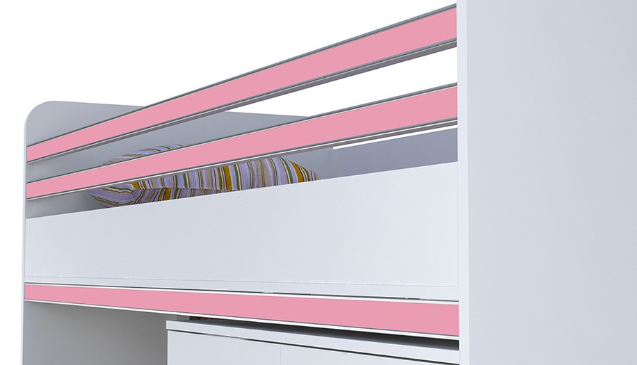 Кровать-чердак Polini kids City