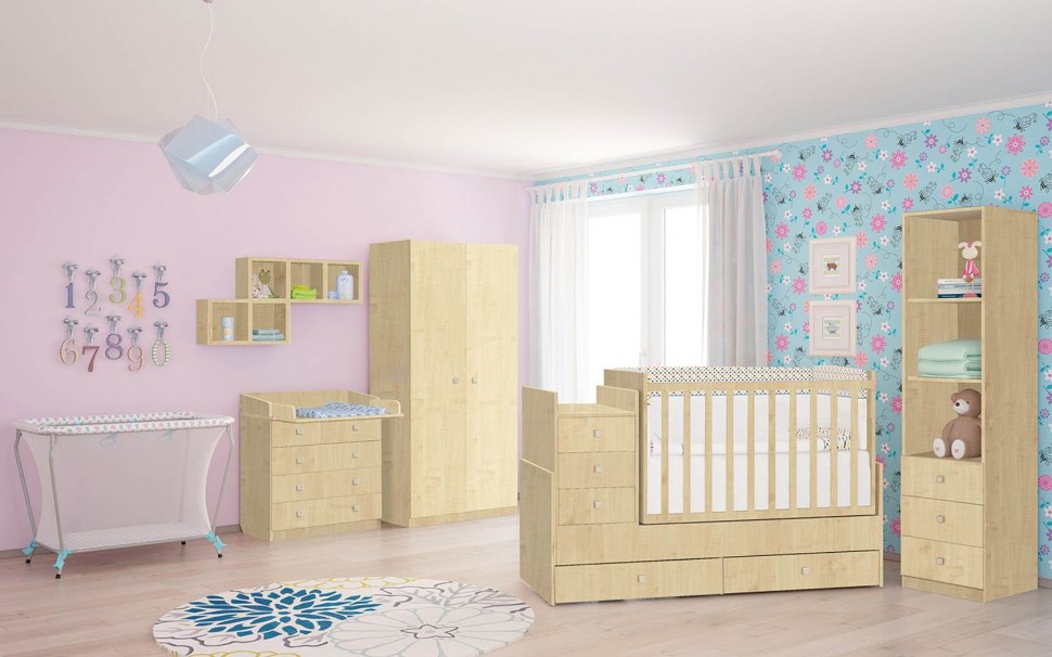 Стеллаж в детскую Симпл-6