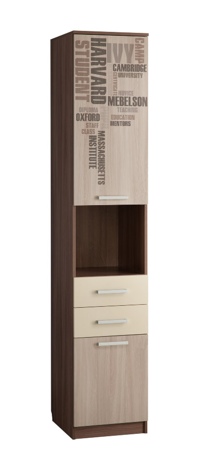 Стеллаж Колледж Шкаф комбинированный (Малый)