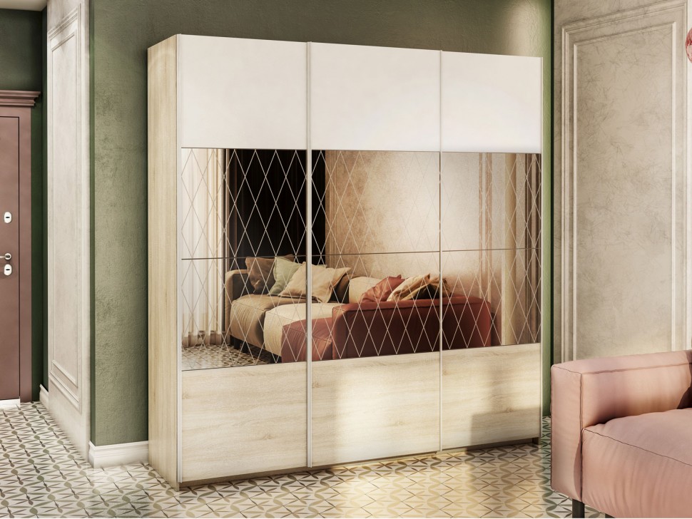 Шкаф-купе Шкаф-купе Фортуна 13 три двери