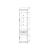 Шкаф-витрина с ящиком Шкаф 600 со стеклом Парма Люкс