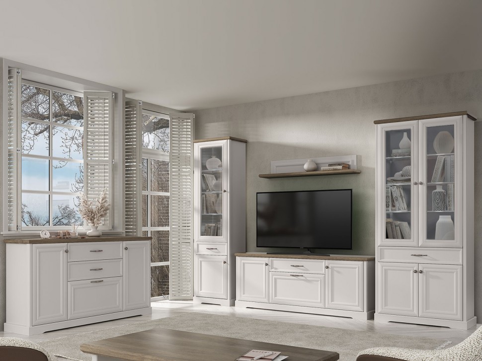 Шкаф-витрина Тоскана Нью 2 двери